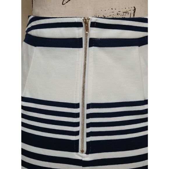 EXECUTIVE PONIES Classy Striped Pencil Skirt SIZE S - Picture 6 of 11